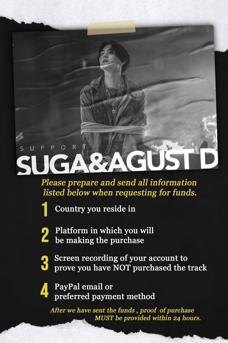 SUGA Fund Support⁷ tweet media