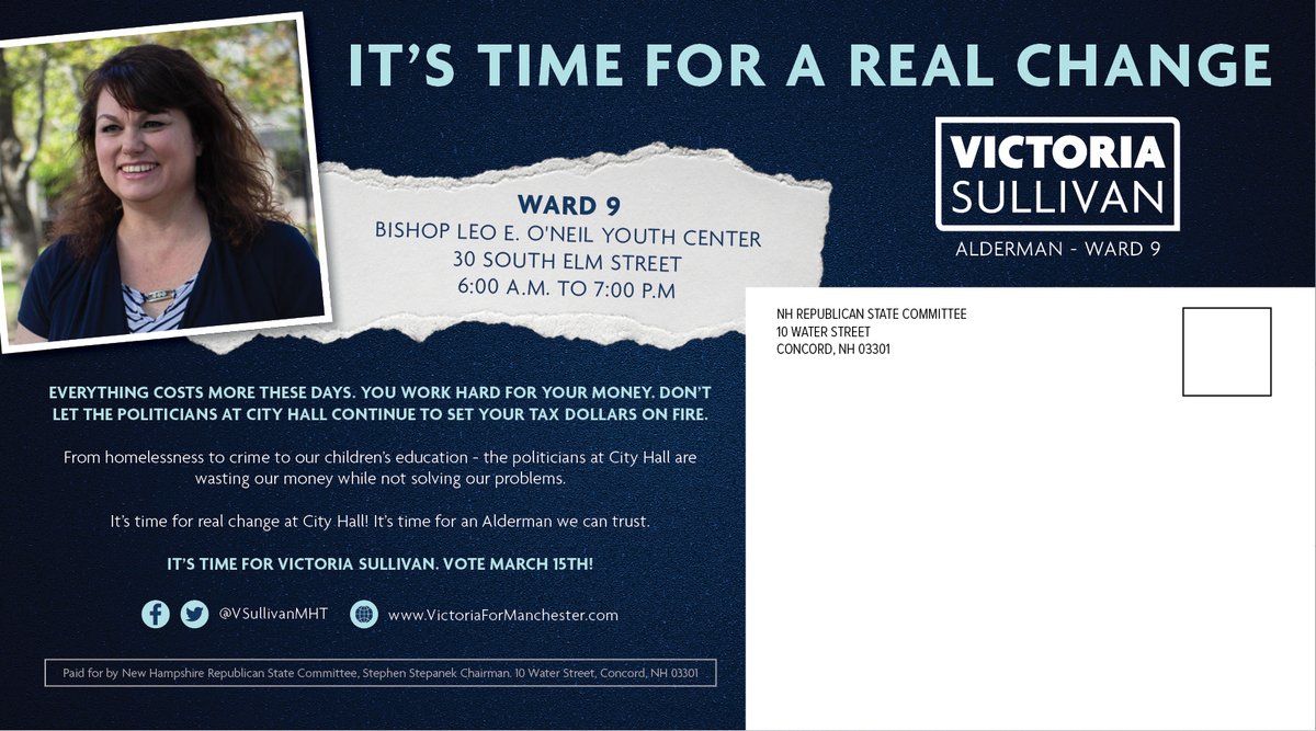AscentStrategic's tweet photo. π Check out this @C_and_E 2023 Reed Winner π
Our third of SIX wins from #Reeds23 this year was "Best Mail Piece for a Special Election Campaign."
Client: @VictoriaSul21 https://t.co/5JhmkBlDmR