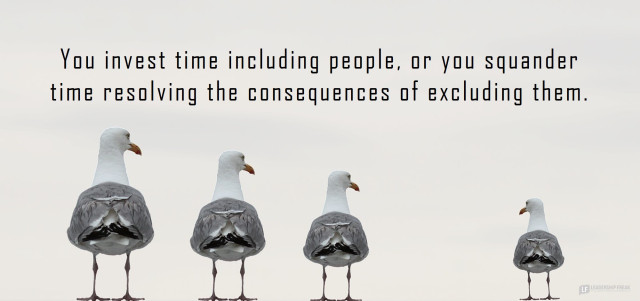Leadershipfreak's tweet photo. A 5-STEP PLAN FOR SEEKING INPUT FOR LEADERS WHO TEND TO EXCLUDE PEOPLE

You’re spending time with people whether you seek input or not.

Excluding people creates a self-inflicted crisis.

https://t.co/w6uIdSW18f

#leadership
#management
#LFreakpost https://t.co/RCmDxh2yTD