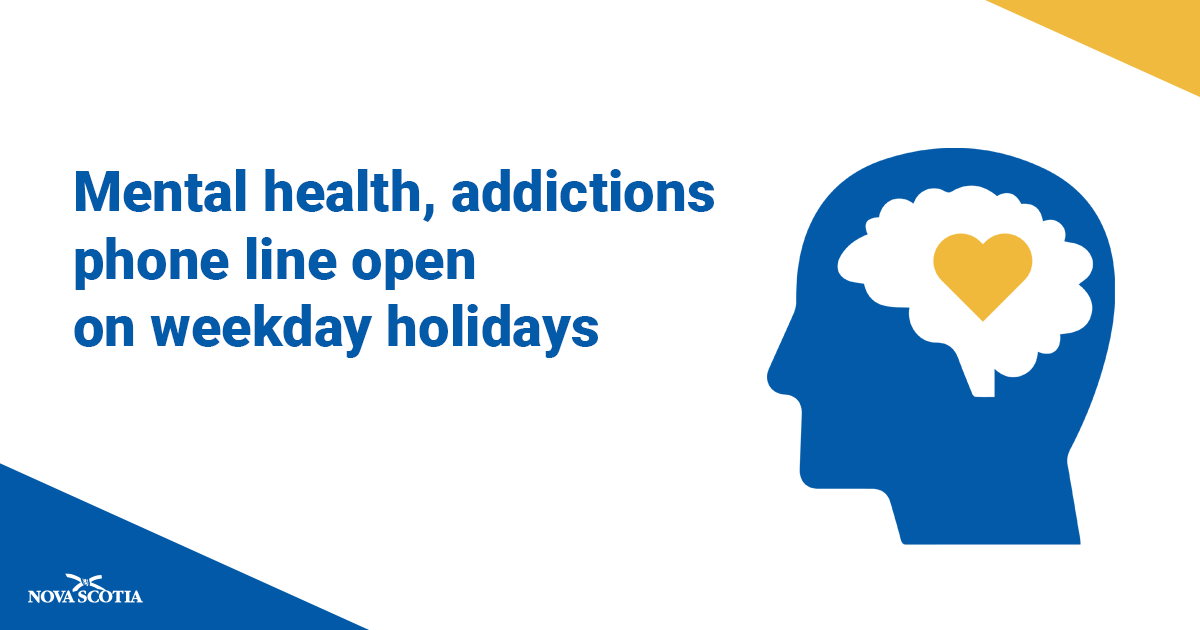 nsgov's tweet photo. Mental Health, Addictions Phone Line Open on Holidays https://t.co/ipXh8l4T9M https://t.co/v7T2uYCXco