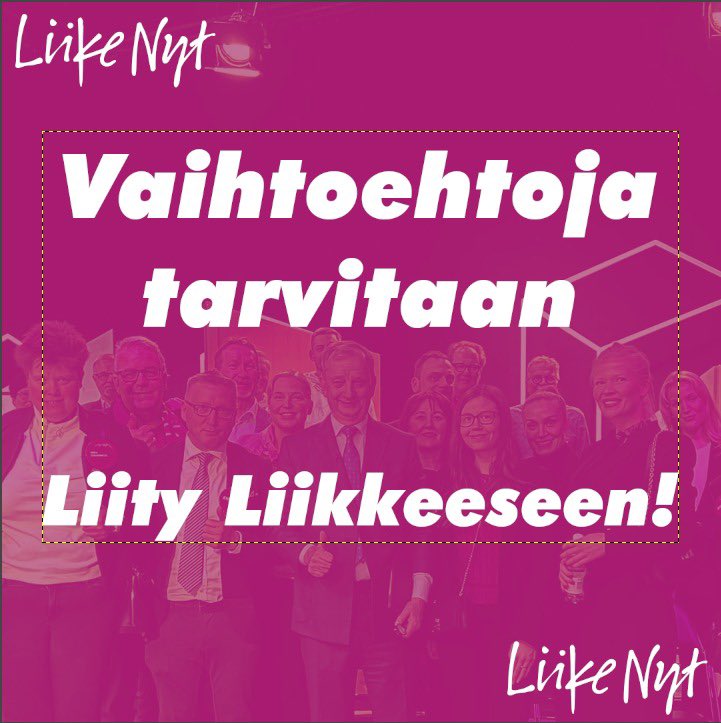 Tule mukaan osaksi Liikkeen tarinaa. Muutos tarvitsee rohkeita rakentajia. Liity jäseneksi!

tunnistus.liikenyt.fi/s/puoluejasene…