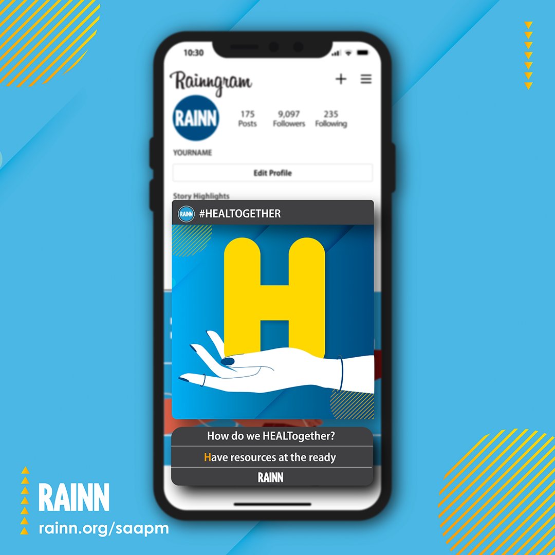 RAINN's tweet photo. Having resources at the ready helps you and your loved ones have support when needed.

The National Sexual Assault Hotline is available 24/7 and here for you if you need it.

800.656.HOPE or https://t.co/j9dQGwplI2

Additional resources 👉 https://t.co/WupWohgX0R

#HEALtogether https://t.co/TvsY4SbYGd