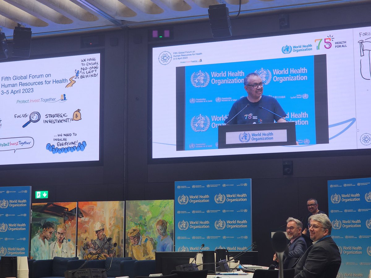 "A multi-stakeholder advisory group will be established to support the DG and the Regional Directors <a href="/WHO/">World Health Organization (WHO)</a> on Human Resources for Health #healthworkforce #working4health" - <a href="/DrTedros/">Tedros Adhanom Ghebreyesus</a>

#ProtectInvestTogether <a href="/Atul_Gawande/">Atul Gawande</a> <a href="/JimC_HRH/">Jim Campbell</a>
<a href="/MarsdenPa/">Paul Marsden</a> @DUFE182 <a href="/ChoonaraShakira/">Doc Shakira Choonara</a> <a href="/readycat/">Catherine Kane</a>