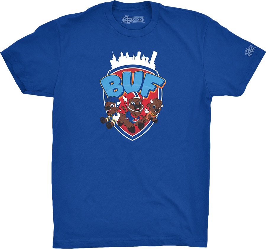 26shirts's tweet photo. Meet Owen Cocuzza, a 5 year old boy battling cancer. Every order of our "BUF Patrol" design will help support his medical bills. Read his full story here: https://t.co/T9Y6MAtIVS

Presented by @WestHerr #BillsMafia #LetsGoBuffalo https://t.co/CDiXSe3hTG