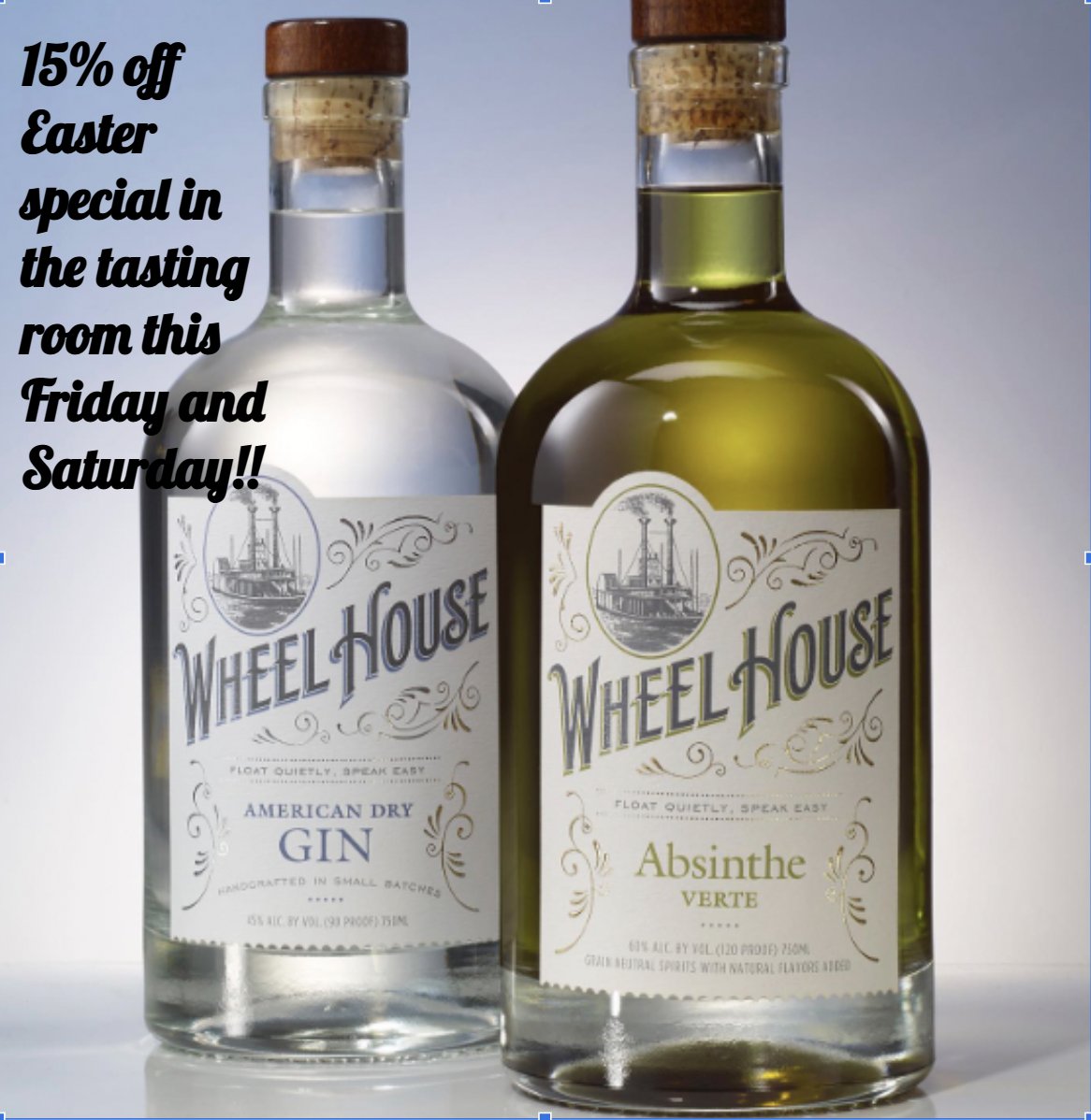 Well, it appears that spring is cancelled this year, so you may as well join us in the tasting room for some weekend specials 😃.  15% off all bottles just in time for Easter!!
Tasting room is open Friday 4-7PM and Saturday 11-3 PM, but will be closed  Easter Sunday .