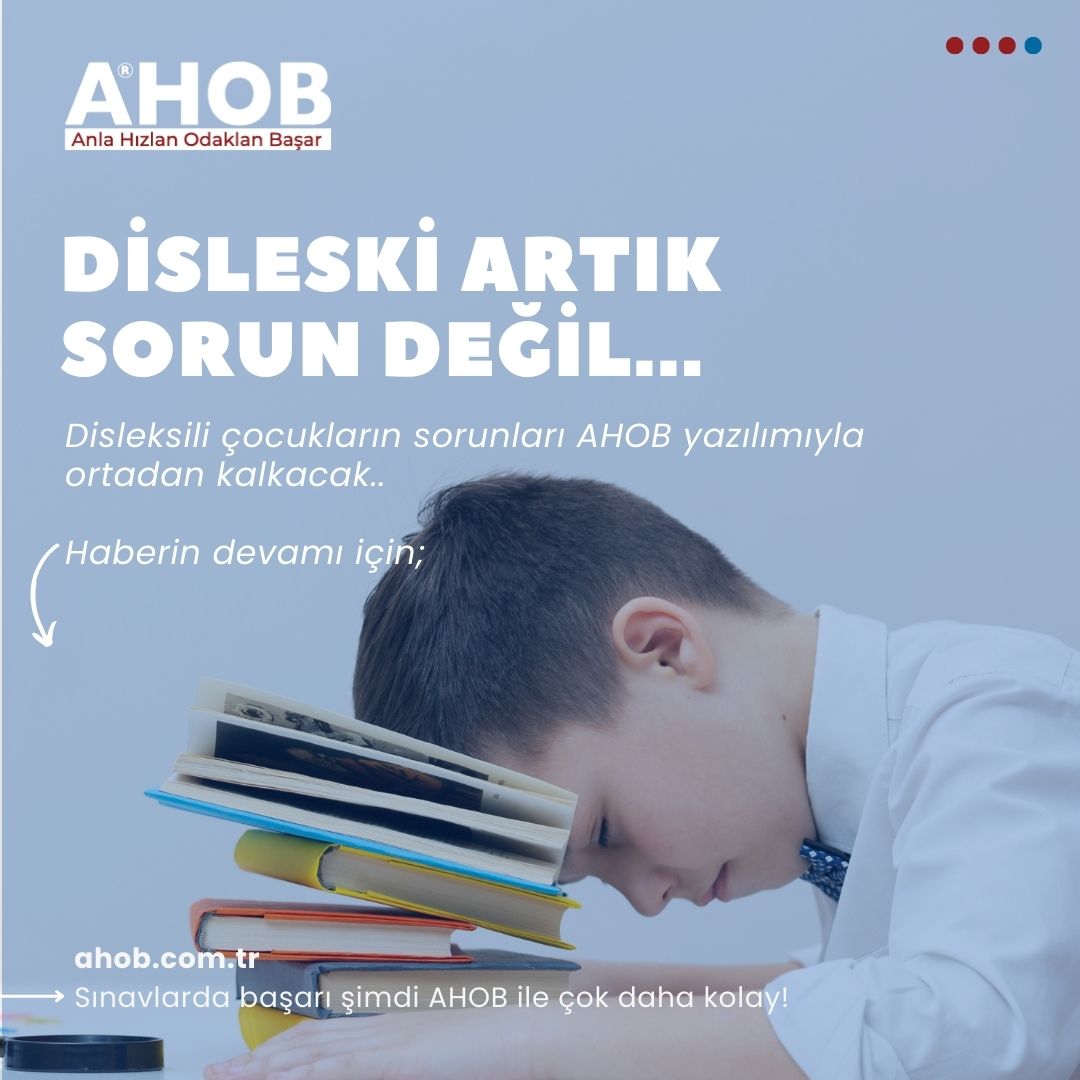 ahob_zekasoft's tweet photo. DİSLESKİ ARTIK SORUN DEĞİL!

Disleksili çocukların sorunları AHOB yazılımıyla ortadan kalkacak...

AHOB bireylerde; dikkat, odaklanma, hızlı okuma ve anlama yetilerini geliştirirken #disleksiliçocuklar ın yaşadığı problemleri de ortadan kaldırır.
#ahob #disleksi #okuma https://t.co/rRYRdno9iM