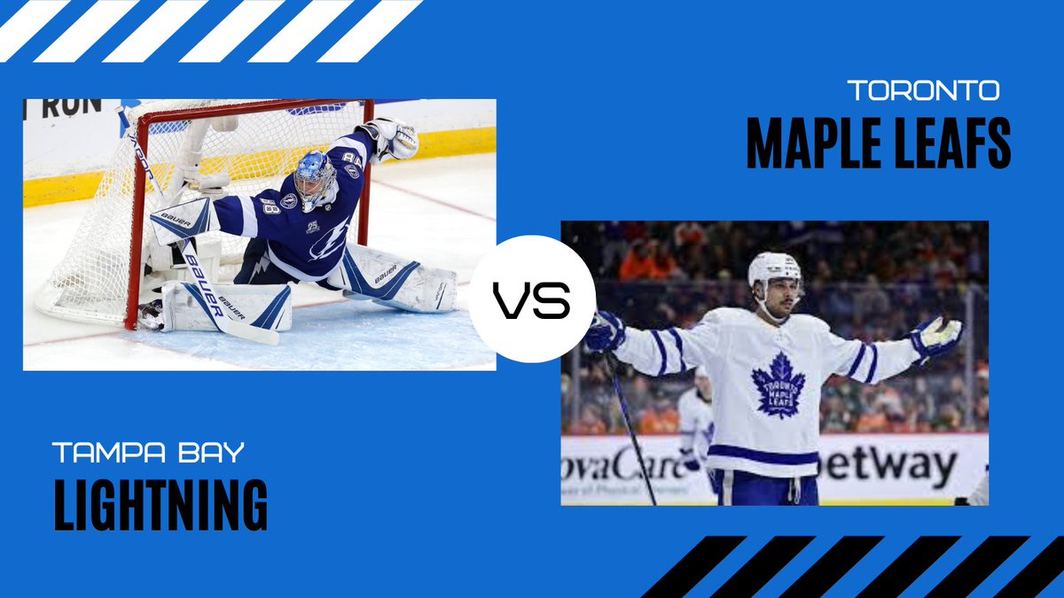 Who's Winning the First Round Matchup Between The Lightning and Maple Leafs? #NHLPlayoffs #NHL #GoLeafsGo #BoltUp