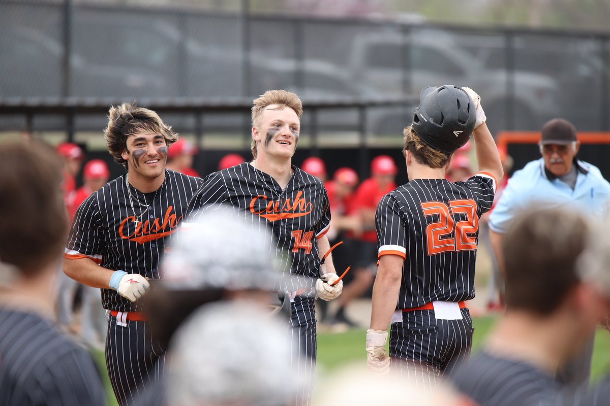 BaseballCushing's tweet photo. Cushing Baseball wins the North Rock Creek district game series to improve their record to 15-0. The Ethridge brothers both hit home runs in Tuesday nights game at home. The Tigers travel to Mannford on Thursday. @Okladrillers @StetsonEthridge https://t.co/z31cn38dBC