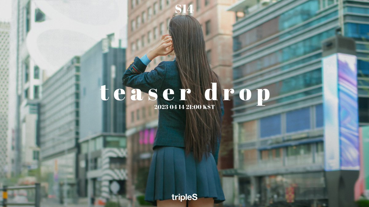 TripleS_India's tweet photo. 📢 Teaser for S14, Fourteenth member of Triples drops on 14th of April 2023, at 9:00pm KST (5:30 pm IST)! ✨
Are you guys excited 🤩??
#tripleS #tripleSRising #tripleSs14 https://t.co/4ufFZKn2rz