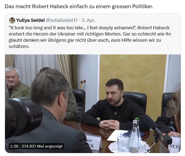 Nicoles44180590's tweet photo. Ihr könnt sagen was ihr wollt, mir entfolgen 
Ihr könnt einen Shitstorm gegen mich anzetteln! 
Ich kenne keinen ehrlicheren Politiker als #Habeck  Ihm ist es scheiß egal, ob er gewählt wird
Er tut das, was zu tun ist und was er mit seinem Eid geschworen hat!
Zum Wohle des Volkes https://t.co/XOOlY3sFgt