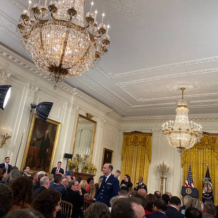 StamfordHosp's tweet photo. Dr. Krishnan Narasimhan, chair of family medicine at Stamford Health, was invited to celebrate the 13th anniversary of the Affordable Care Act at the White House. Dr. Narasimhan joined other national leaders to hear about the current state of health care access. https://t.co/JsZKnqVt4R