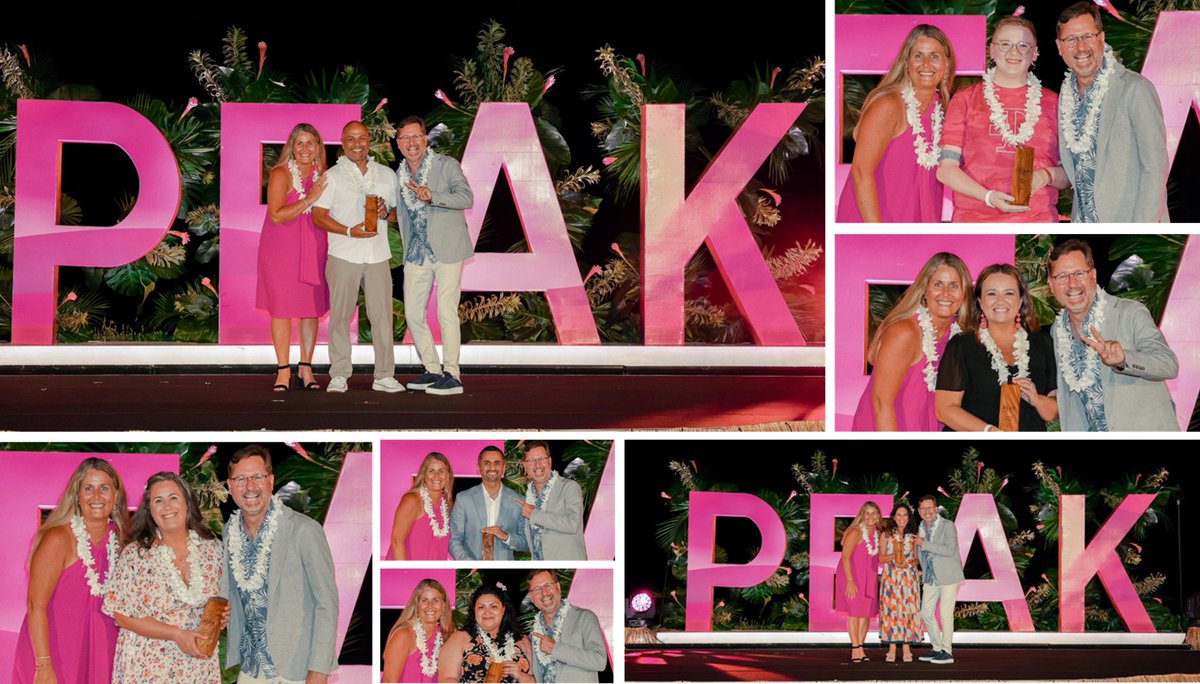 Such a wonderful week honoring and celebrating the BEST of the BEST! Each of you truly earned this honor and I am beyond proud! Special shout out to our HR&amp;WE winners! #PEAK23