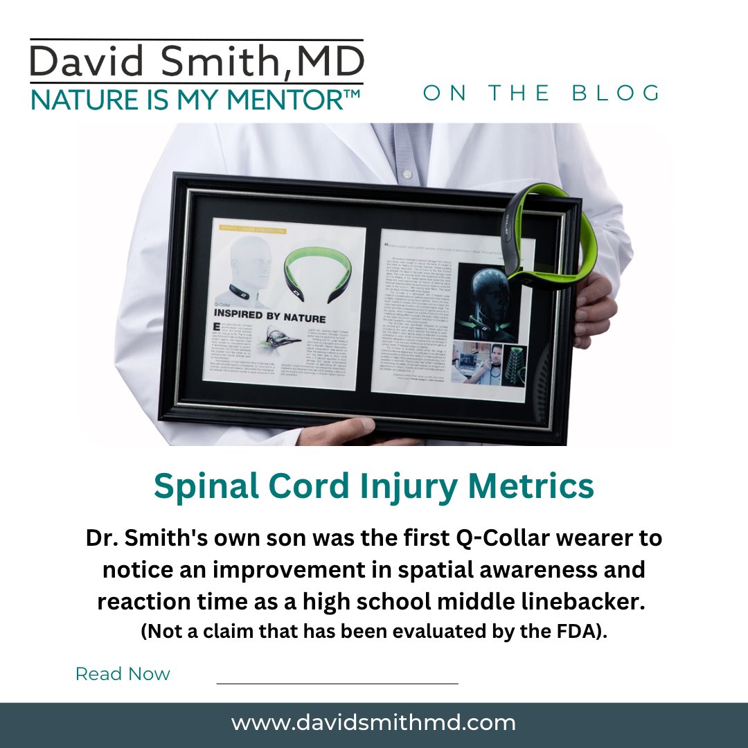 Visit my blog section on my website davidsmithmd.com to learn more!
#tbiawareness #tbirecovery #tbi #tbisurvivor #braininjuryawareness #braininjury #brainhealth #book #author #doctor #qcollar #collarup #medicaldevice #medical #chemist #science #scientist #research #doctor