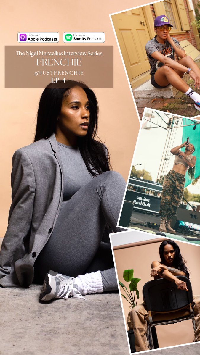 I had <a href="/justfrenchie1/">JustFrenchie</a> on my interview series to discuss how she got into music, navigating the industry, the importance of believing in yourself, her purpose, how to listen to God, &amp; so much more!

Apple: podcasts.apple.com/us/podcast/the…

Spotify: open.spotify.com/episode/2lp18q…