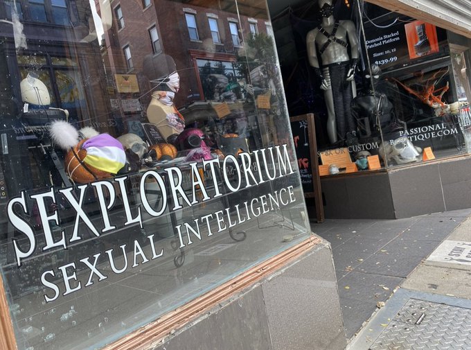 And&hellip; wait for it&hellip; BEFORE that photo was taken, I shot in the front window of a sex shop. (my idea of