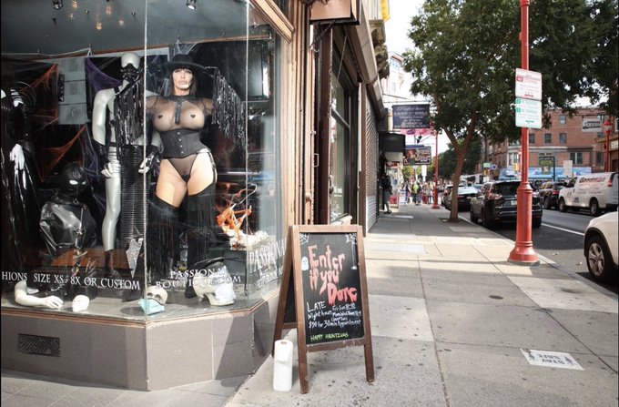 And&hellip; wait for it&hellip; BEFORE that photo was taken, I shot in the front window of a sex shop. (my idea of
