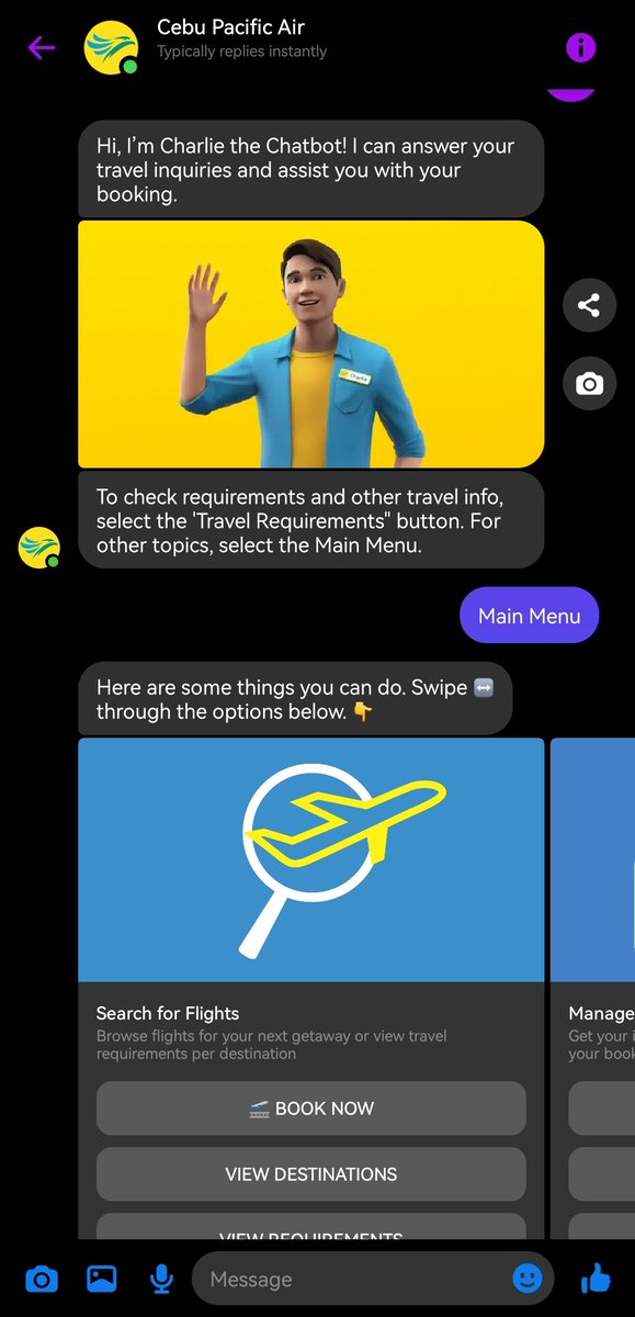 Kim_Chi_is_Geuk's tweet photo. TO ALL WHO HAVE EXPERIENCED MULTIPLE CHARGES FROM @CebuPacificAir
They have updated their messenger bot wherein you can send a form and input all your reference no.s and choose what to refund and what to retain:
#CEBSuperPass https://t.co/OmhWrnIEP5