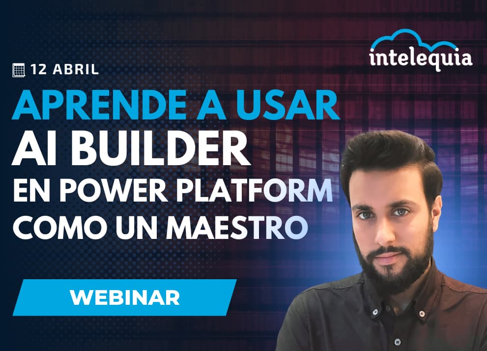 intelequia's tweet image. Si quieres convertirte en un maestro manejando #AIBuilder #ModelDrivenApps #PowerPlatform y #MicrosoftDynamics365 no podéis perderos nuestro próximo #webinar este 12 de abril junto a nuestro experto @victorjordancm 

🎟️Registro y + Info aquí: bit.ly/3KswVKV