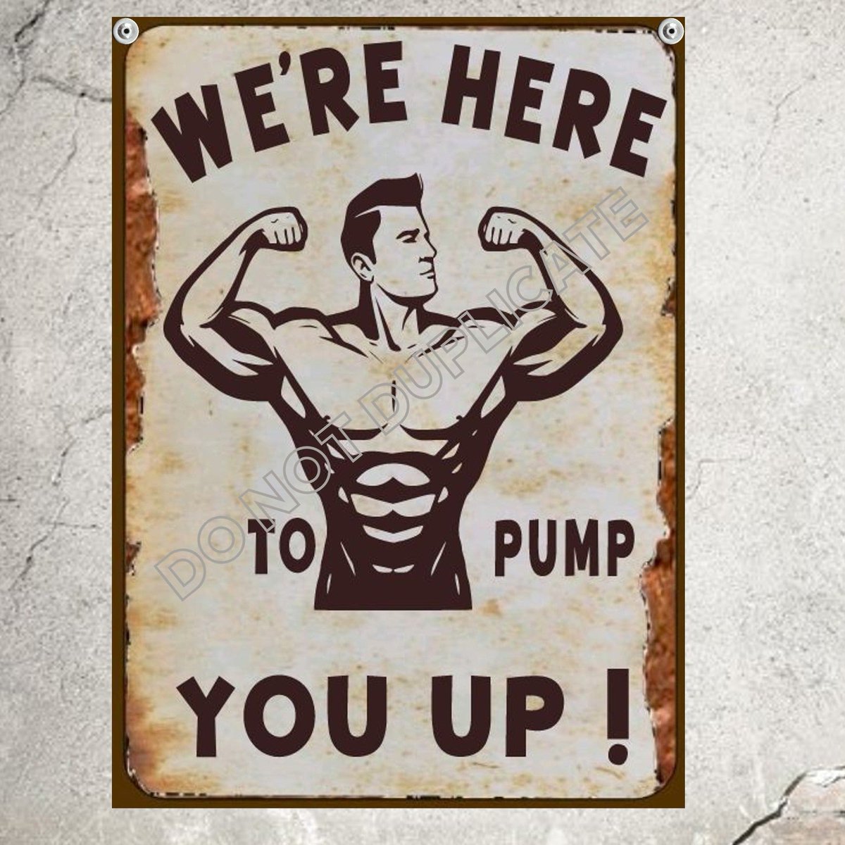 PalacePainted's tweet image. Body Building Muscles Sign We're Here To Pump You Up Gym Sign SNL tuppu.net/fbb50841 #WainfleetTradingPost #Shopify #ManCaveSign