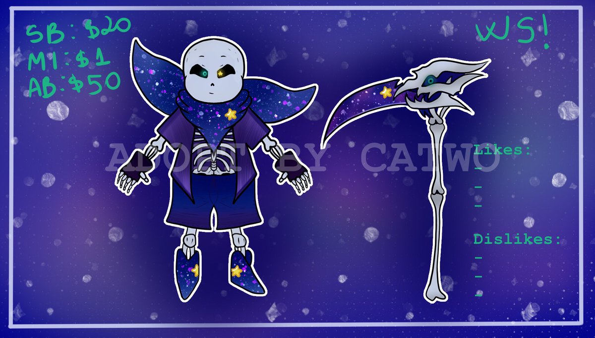 cattw0's tweet image. Hi guys! I am very happy with the new WS! Adopt. It is very special and I hope you like it as much as I do. ;w; 

The Start Bid is $20.
The MI is $1.
And the Auto Buy is  $50.

If you are interested in the WS! you can leave your bid in the comments or contact me via DM. ☺️☺️💙