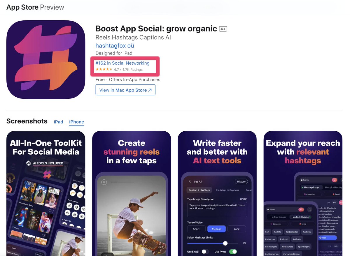 Boost App Social tweet media