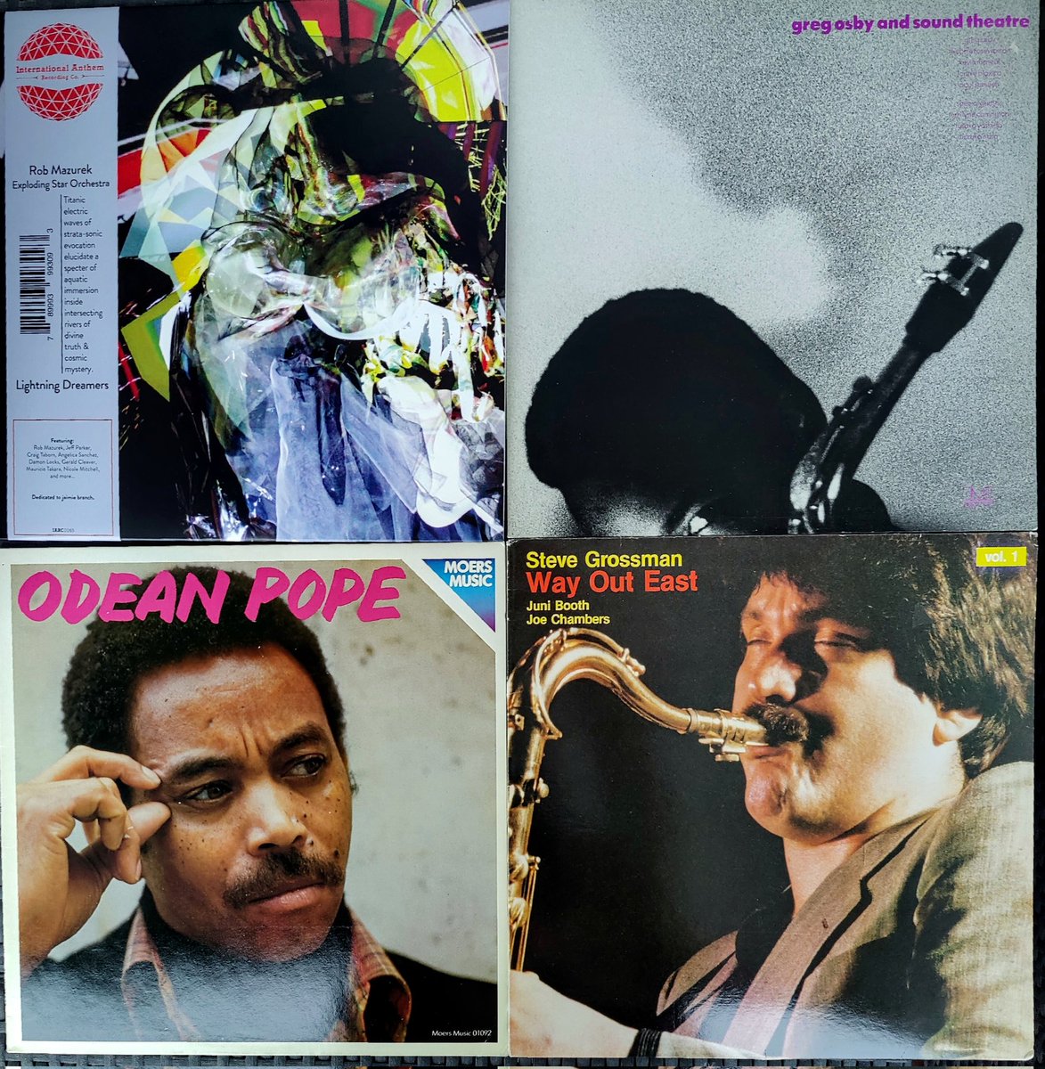 Kävin uuden <a href="/DigeliusMusic/">Digelius Music</a> in avajaisissa. Tämmösiä levyjä tarttui mukaan - tiukkaa kasarijazzin tutkimista ja upouutta Rob Mazurekkiä.
Levykaupat &lt;3