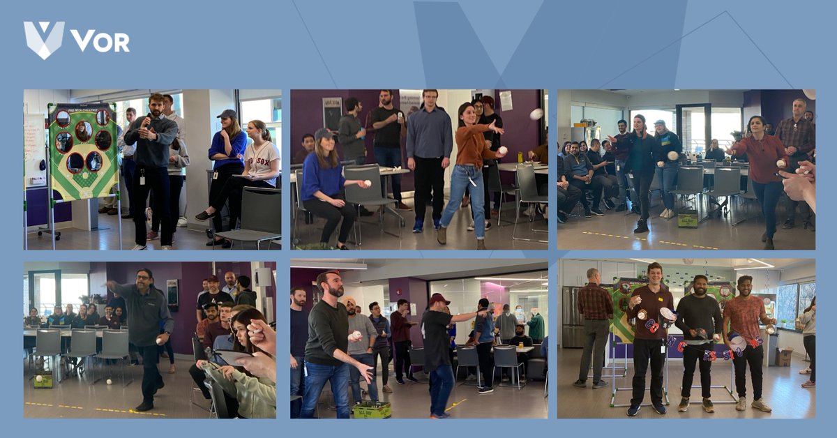 Vor Bio (@vorbio) on Twitter photo #Voracians came together last week to celebrate <a href="/MLB/">MLB</a> #OpeningDay with some friendly competition. Great work by our Manufacturing, Science & Technology team for coming up with this idea for our latest #VorPour. Teams tested their pitching arms for a chance to win a #RedSox hat! #Voracians came together last week to celebrate <a href="/MLB/">MLB</a> #OpeningDay with some friendly competition. Great work by our Manufacturing, Science & Technology team for coming up with this idea for our latest #VorPour. Teams tested their pitching arms for a chance to win a #RedSox hat!