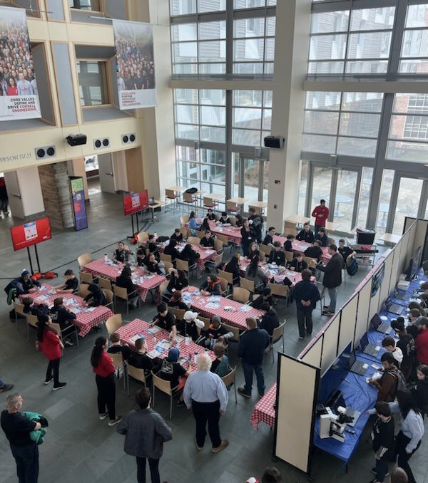 MrLawrence_LCSD's tweet photo. Our Warriors are visiting Cornell University @Cornell for Day 2 of our Micron #ChipCamp. @MicronGives has a great day of STEM education planned for our students! https://t.co/1CYHrFcDf4