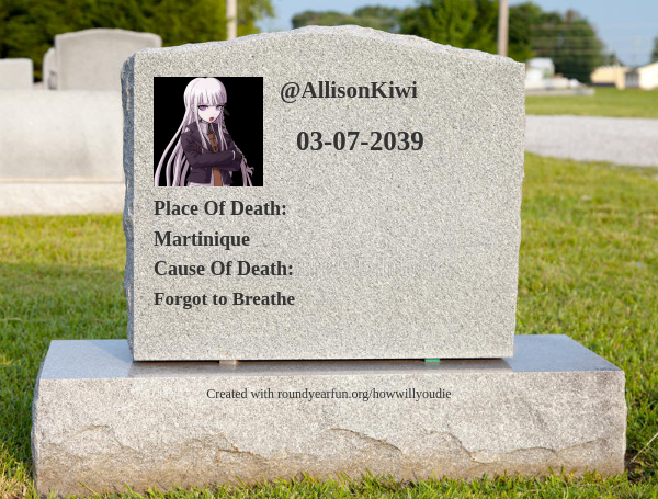This is how and when I will die funroundy.click/howwillyoudie?…

⠀