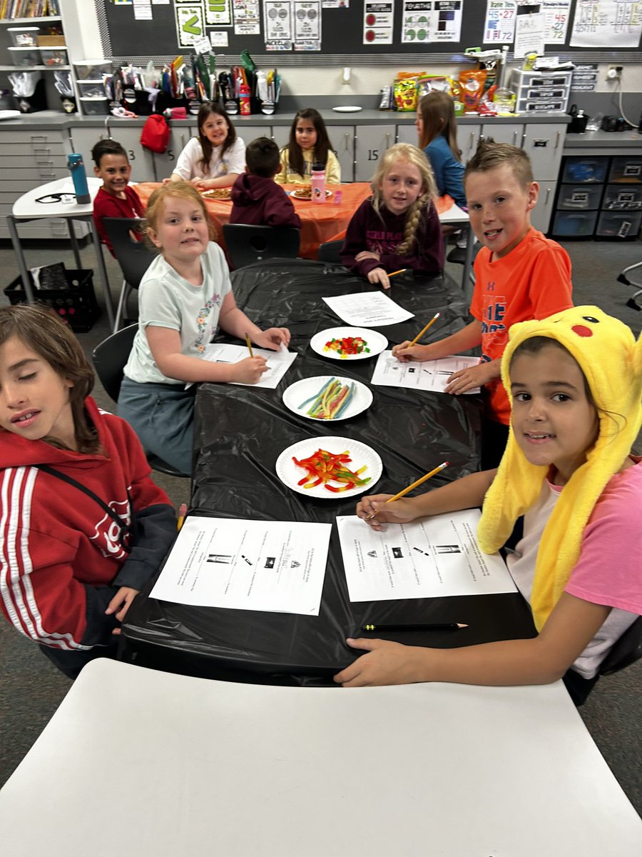 LitkeAngie's tweet photo. Students had a blast working at the Measurement Candy Shop today @Longbranch_Elem !
Measuring with standard and non standard units, finding the differences between them, generating word problems, building and measuring……they were all promoted to managers and earned their pay! https://t.co/AAiiL8vEBo