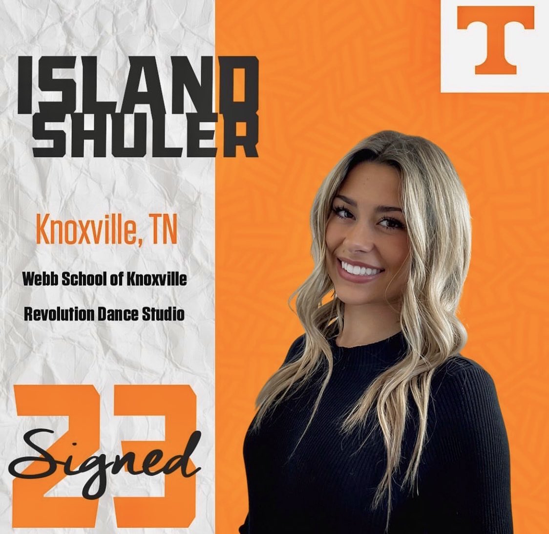 Heath Shuler (@heathshuler5) on Twitter photo My little girl <a href="/IslandShuler/">Island Shuler</a> is going to be a Vol!!! Next year she will be apart of @UTdanceteam. So proud of all her hard work and dedication she has put forth to accomplish her goals. I love you so much Island!!!! GBO My little girl <a href="/IslandShuler/">Island Shuler</a> is going to be a Vol!!! Next year she will be apart of @UTdanceteam. So proud of all her hard work and dedication she has put forth to accomplish her goals. I love you so much Island!!!! GBO