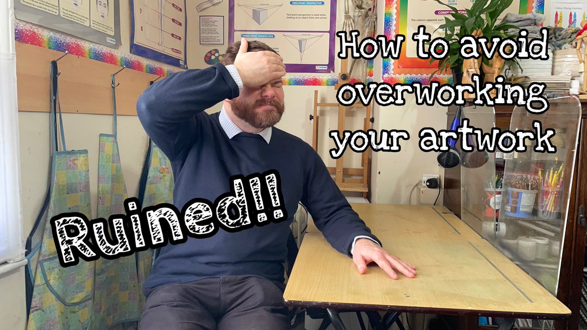 Want to know how to avoid ruining and overworking your art?
Barry has an unusual but proven way of stopping it. 
🎨
Have a listen 
youtu.be/A9pUnFAQ92E

#artchats #arttalk #artadvice