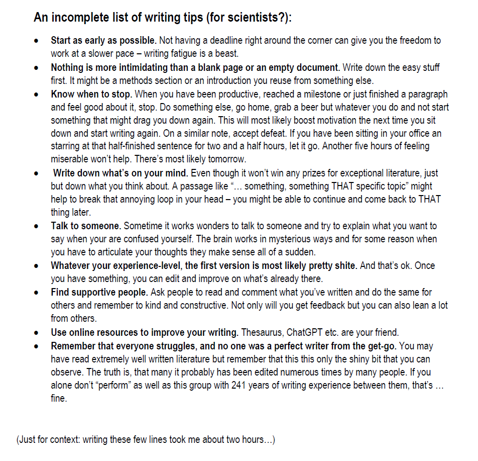 leon_dlugosch's tweet photo. @merenbey I don't know a single person (myself included) who hasn't struggling with  that goddam blank page. Here's what I have  found useful to keep my sanity during while writing. This is in no way a complete list, so everyone, feel free to add whatever rocks your boat! https://t.co/h7YEf8LuQs
