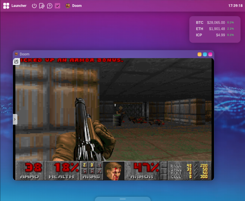 icpcsnft's tweet photo. @Lothaen Doom is now available, enjoy😎
Shoutout to js-dos and @caiiiycuk for the emulation! https://t.co/zO0tVXb5yt