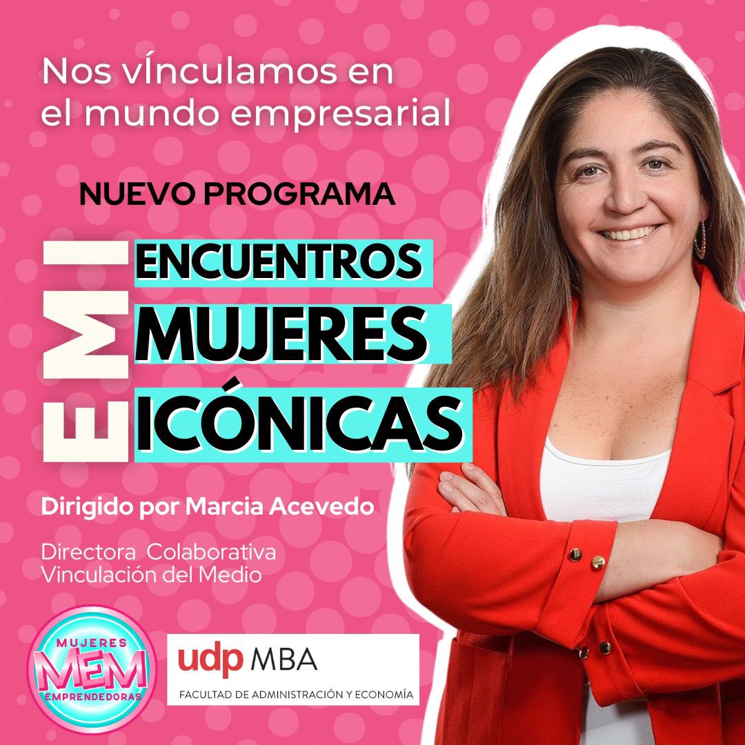 📌 Pronto nuevo programa MEm EMI, Encuentro Mujeres Icónicas.

Cuyo objetivo es fortalecer y transcender integralmente a la empresas de nuestras socias empoderadas, en el medio empresarial desde un espacio de vinculación sistemático con el 🌎 privado, público, academia y OSC