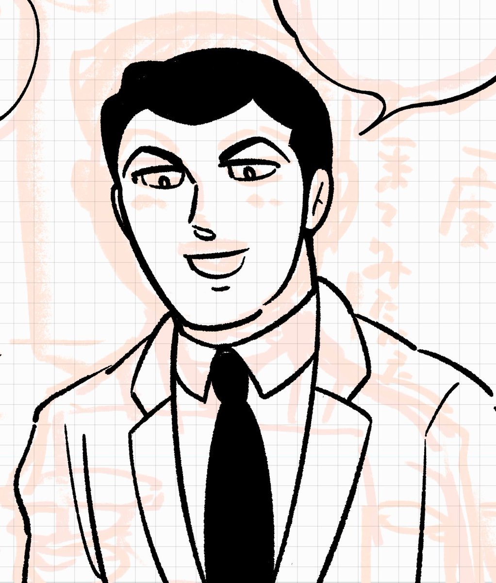 ネーム兼下書きとペン入れ時の差よ…