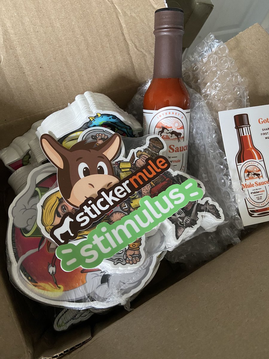 Got something coming soon! 

#stickermule #stickerpacks #mulesauce