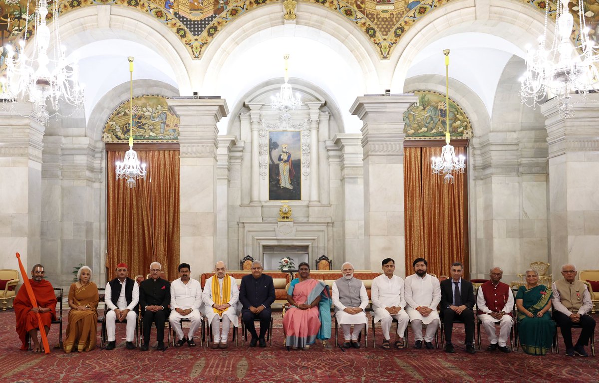 Today’s Padma Awards ceremony was another great opportunity to interact with the outstanding awardees, who are doing excellent work among people.