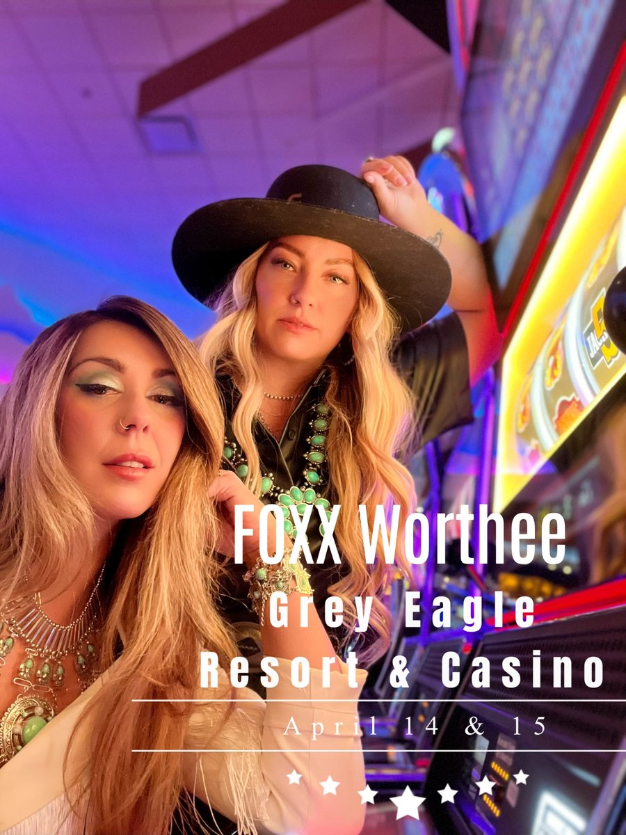 foxxworthee's tweet photo. Come on out to @GreyEagleResort 
April 14 &amp; 15 https://t.co/Yqw2ReGEbR
