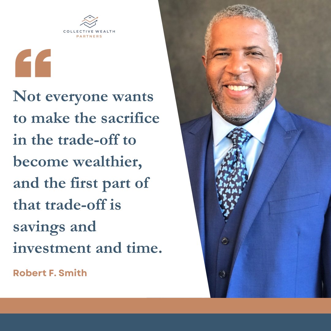 Collective_WP's tweet photo. April is Financial Literacy Month! We are kicking off the month with a quote from Robert F. Smith, the richest Black American with a net worth of $6.7 Billion.
#financialliteracy #robertfsmith #wealth #savings #privateequity #cfp https://t.co/pgjux7bu0U