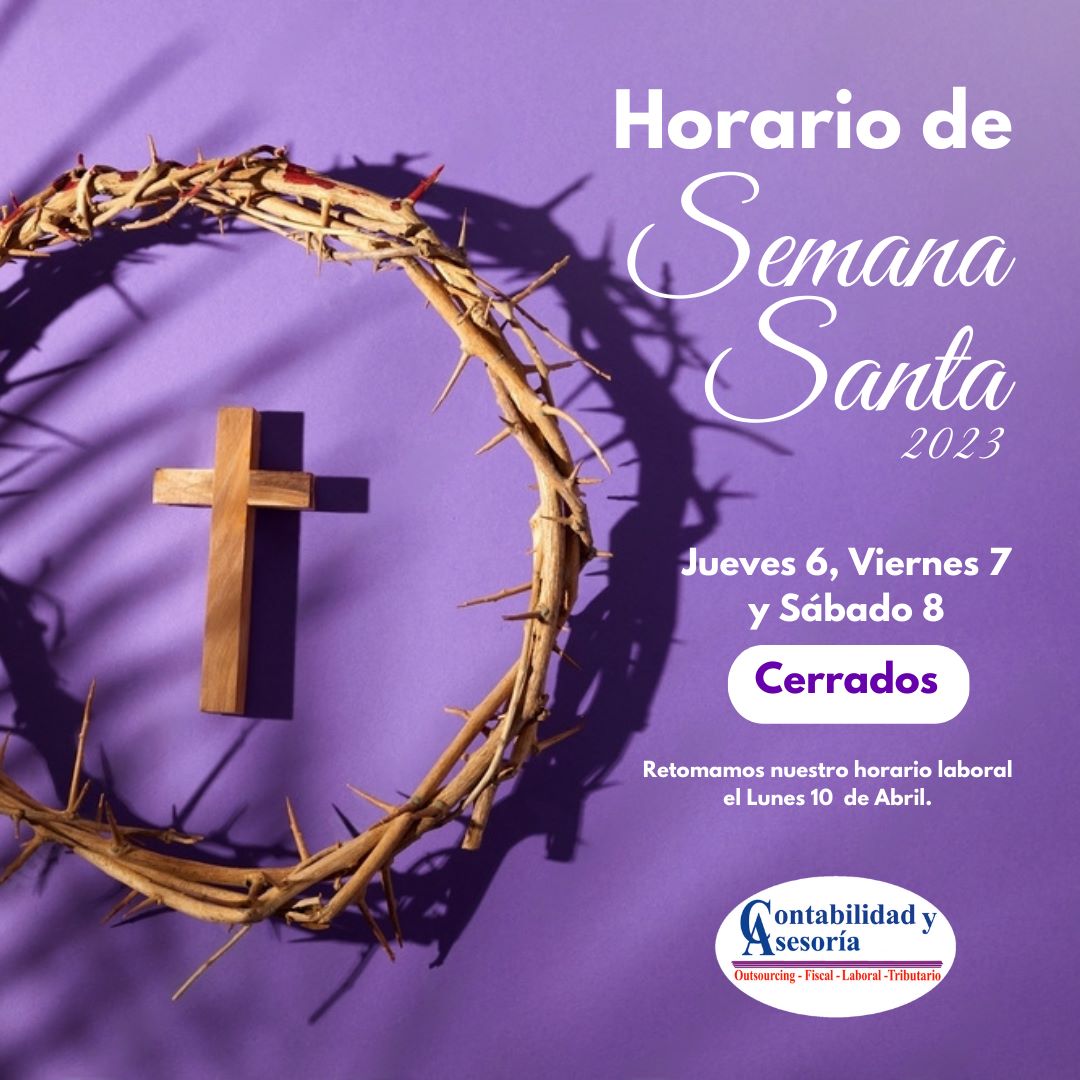 ContabilidadYAO's tweet photo. 🌸Horario de Semana Santa 2023🌸

#lachorrera #negociospanama #contabilidadpanama #panamaoeste #emprendedorespanama #pymespanamaoeste #contadorespanamá #contablespanama #contadorpanama #chorreraemprende #impuestospanama https://t.co/QBuKeazeMd