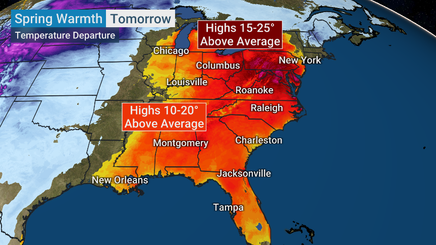 weatherchannel's tweet photo. Where in the country would you rather be? 🤔 https://t.co/2hN6Yez9wW