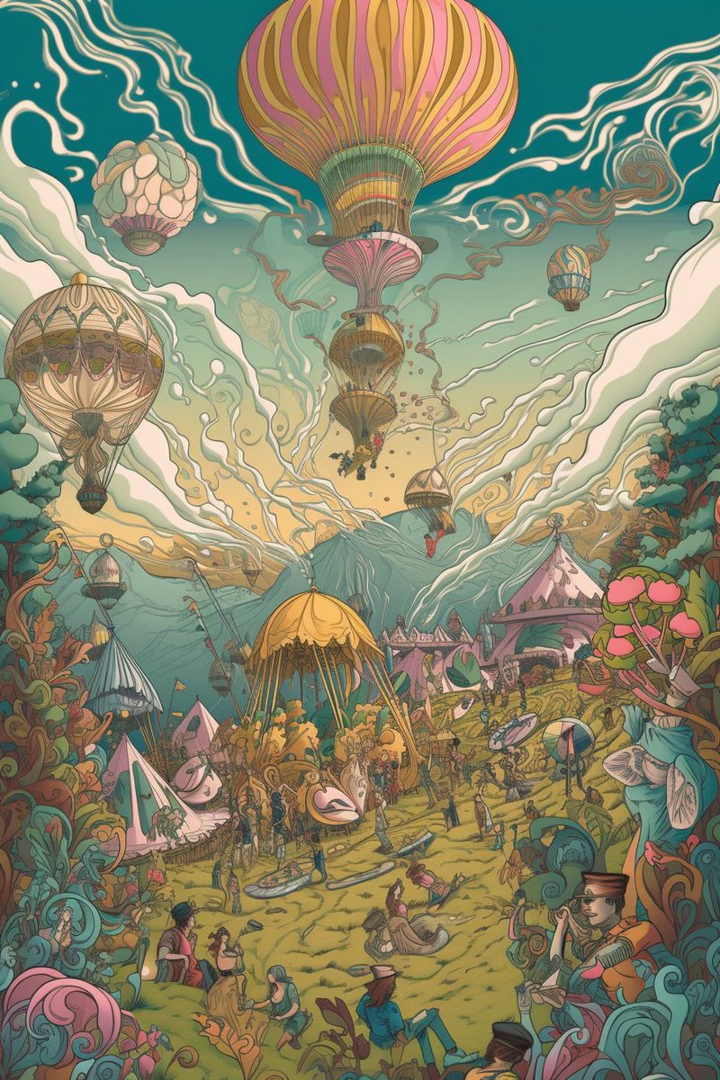 tourmapsxyz's tweet photo. Festival season is just around the corner!  Plan your epic summer road trip on Tour Maps. #aiart https://t.co/OsTD9jtRC0