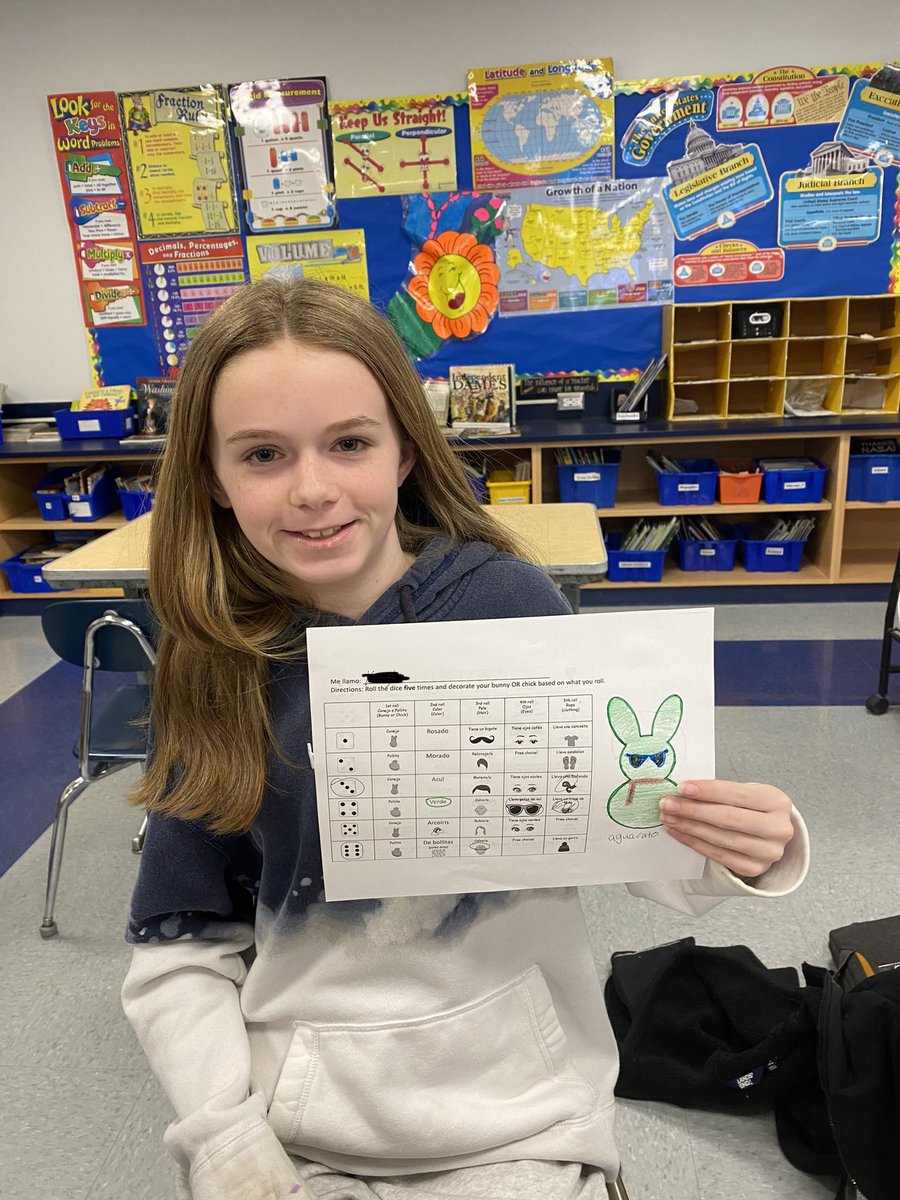 FLES is SWEET! 🍭Students designed their own Peeps and invented a new flavor in Spanish! @PequaWorldLang #MassapequaFLES 🍬🐰🍭