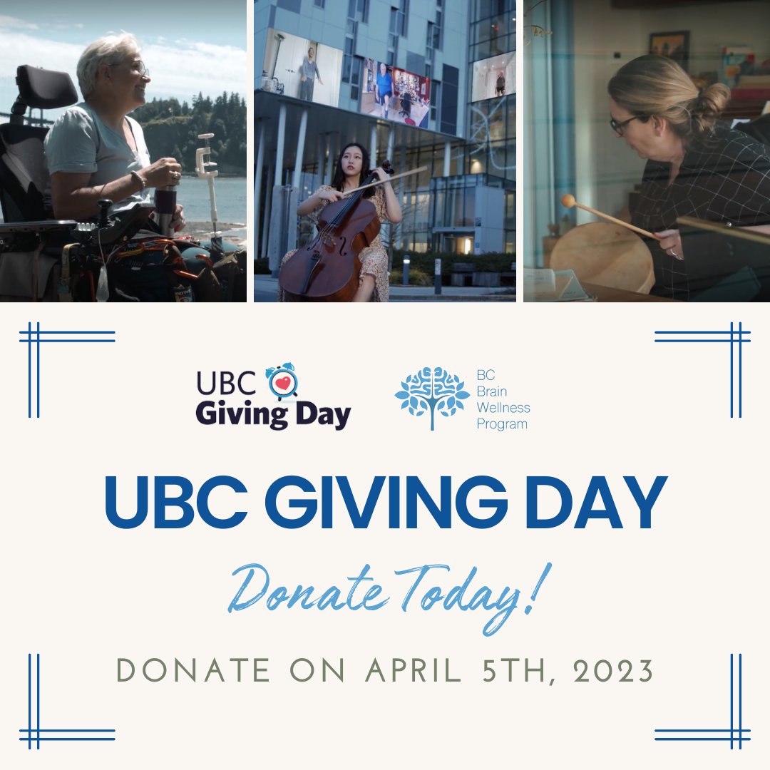 brain_wellness's tweet photo. UBC Giving Day is here!

Show your support before midnight tonight. All donations, big and small, add up to make a huge difference. 

Donate today with the link here! https://t.co/pZYxX8jCXq https://t.co/oX0jivyqYn