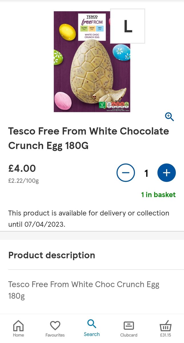 abirosejones's tweet photo. @Tesco can you tell me the ingredients for this product please? There doesn't seem to be a list on the website which isn't helpful when checking for allergens. Many thanks! https://t.co/wS9nPpkwkP