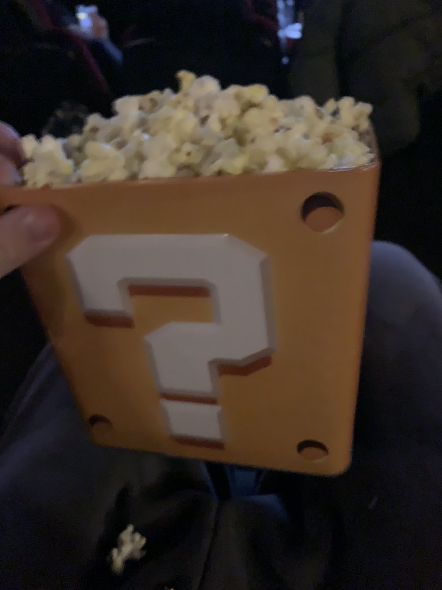 RandomAPE on Twitter "RT WhereyouWatch The Mario themed popcorn was 12"