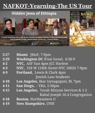 This #Pesah Looking forward to hosting the #Nafkot screening event in #SanDiego to benefit the #Jewish #BetaIsrael community of Ethiopia. #Passover