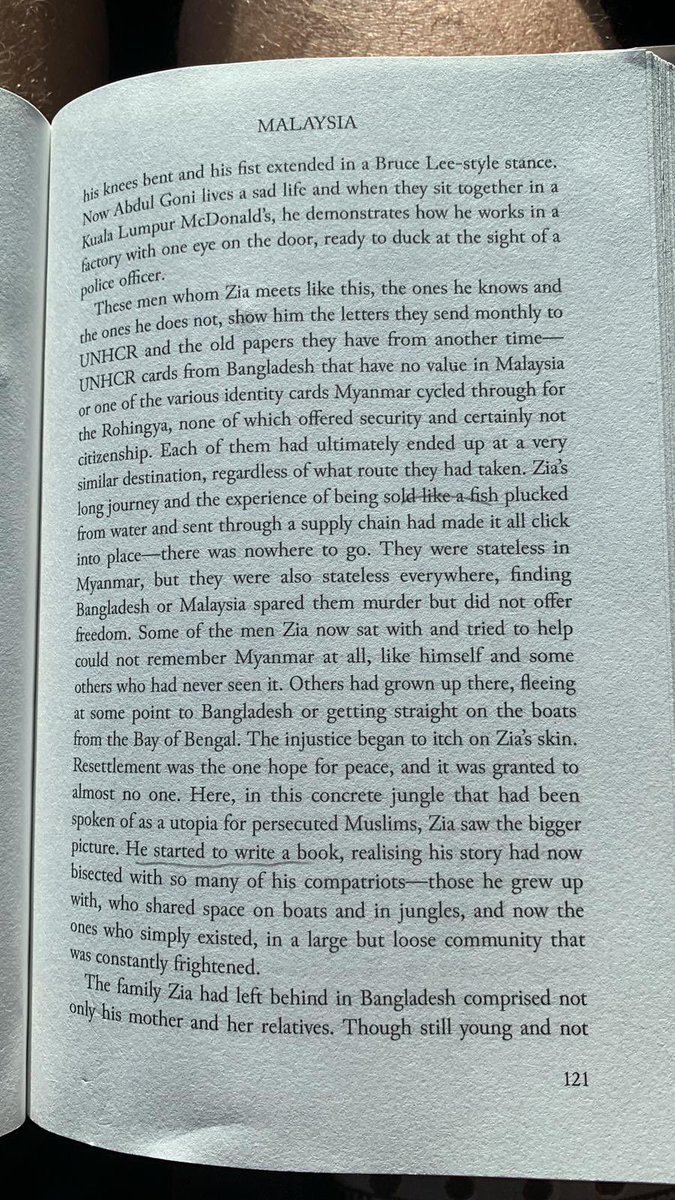 More great news: my story was quoted again in the new book 'I Feel No Peace.' I'm grateful to @KaamilAhmed for taking the time to meet with me in Kuala Lumpur. Our voice needs to be heard by millions. #StandWithRefugees