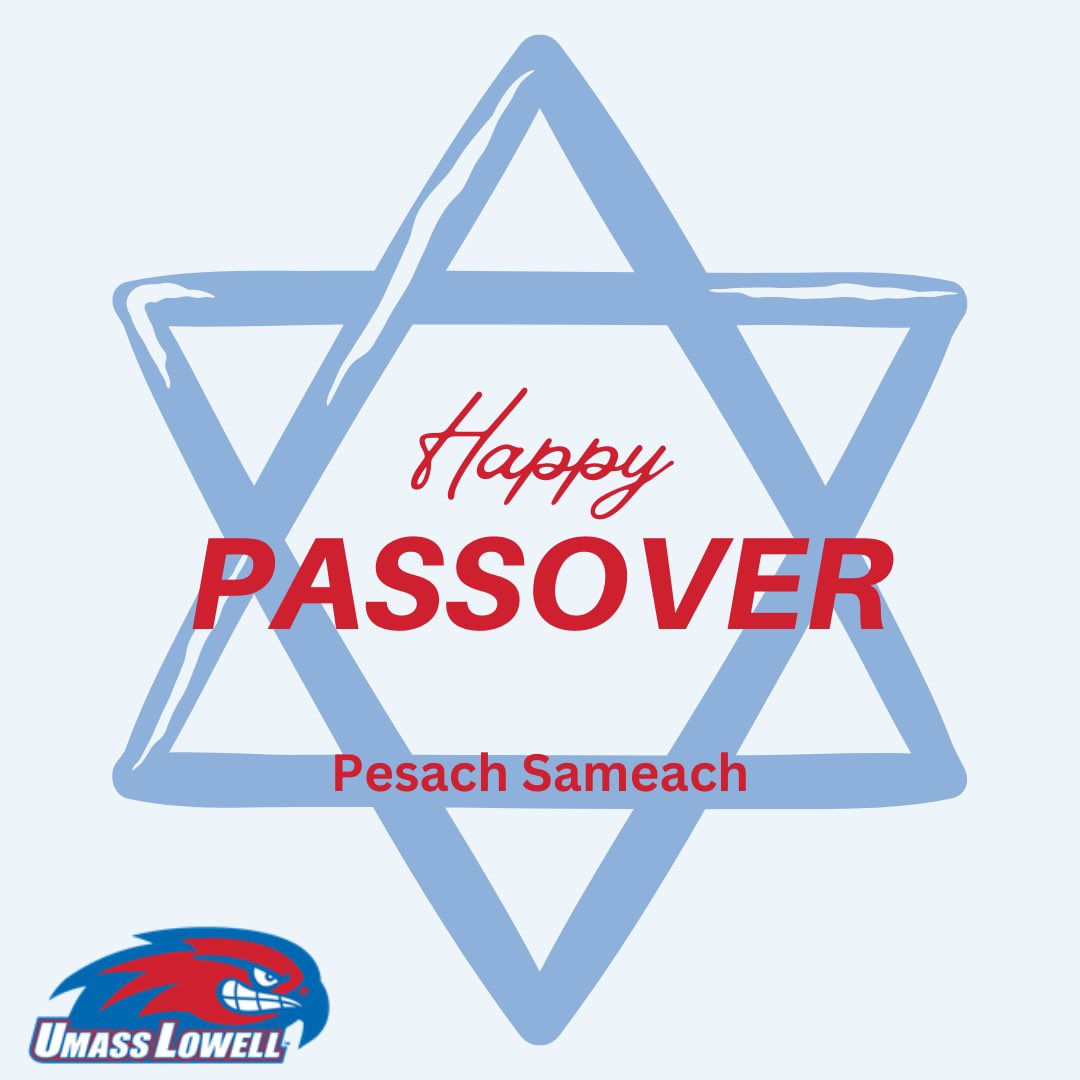 UMLATC's tweet photo. Happy Passover to our UML Athletics family! https://t.co/7jd8gJjpYy